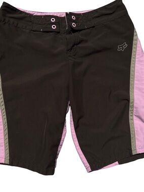 Vintage Fox Brown & Pink Women's Biking/Riding Shorts